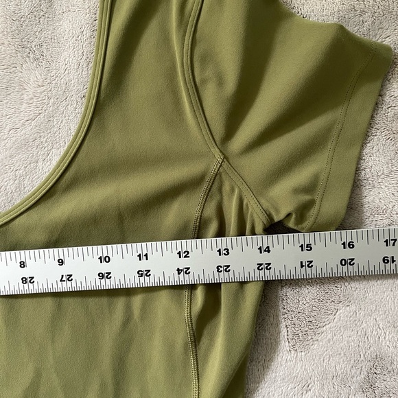 NWOT Lululemon Align Tee Shirt Bronze Green Cropped Short Sleeve Athleisure - Picture 8 of 10